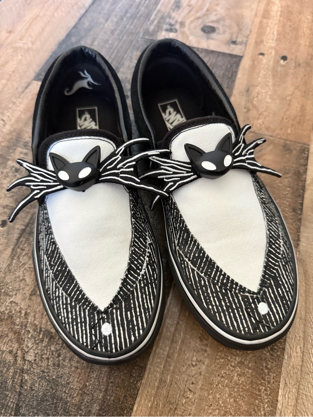 Vans X Disney Nightmare Before Christmas Halloween Slip-On Sneakers  7.0 M 8.5 W